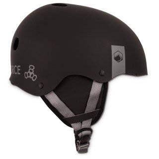 Flash Wake Helm CE with Earflaps - Black L