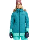 Wms Lelah Snowboard Jacke - Green-Blue Slate / Cockatoo