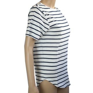 Wms Nana T-Shirt - Off White/Navy Blue