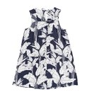 Wms Tranquility Vibes Kleid - Mood Indigo Flying Flowers XS