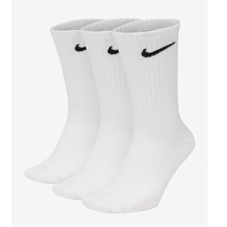 Nike Everyday Cushioned Crew Socken 3-Pack - White/Black