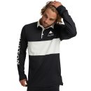 Midweight Rugby Shirt  - True Black / Stout White