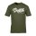 Switch T-Shirt Tag Logo - Military Green/White L