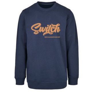 Switch Organic Basic Crew Sweatshirt - Midnightnavy