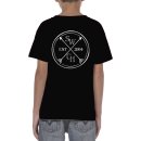Kid´s Switch T-Shirt Circle Logo Front/Back - Black
