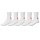 Minibar Crew Sock/Socken 5 Pack - White - US7-11