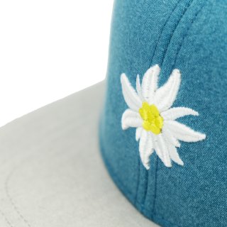 Edelweiß Primavera Snapback Cap - Blau