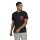 Adidas Race Flag Front and Back Graphic Tee T-Shirt - Black S