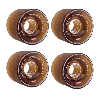 Conical Cruiser Wheels/Rollen - Clear Coffee 62mm