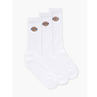 Dickies Valle Grove Sock/Socken 3 Pack - White EU 39-42