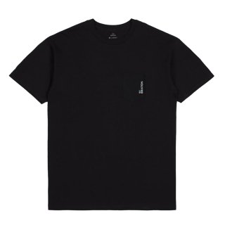Alton Side S/S Standard Pocket T-Shirt - Black