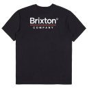 Brixton Palmer Line S/S Standard T-Shirt - Worn Wash Black