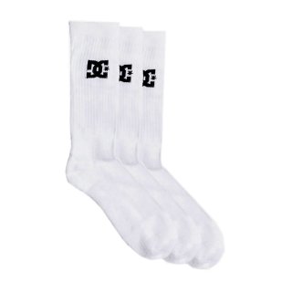 DC Crew Socks 3-Pack Socken - White