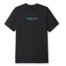 Macba Life T-Shirt Two Tones Tee- Black/Teal