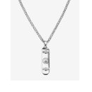 Macba Life Necklace/Halskette -Skate Pendant-Silver