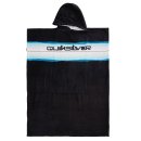 Quiksilver Hoody Towel Surf Poncho - Black/Blue