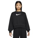 Nike Wms Sportswear Swoosh Sweatshirt - Black/Black/White