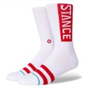 Stance OG Socken - White/Red