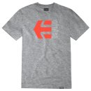 Etnies Corp Combo Tee T-Shirt - Grey/Red