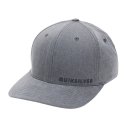 Quiksilver Sidestay Flexfit Cap - Black Gray