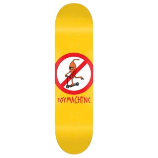 Toy-Machine Deck No Scooter - Yellow 8.0