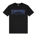 Thrasher Outline T-Shirt - Black-Black