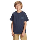 DC Crest T-Shirt f&uuml;r Jungen - Navy Blazer Garment Dye