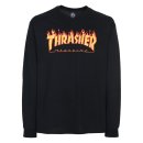 Thrasher Flame L/S Longsleeve - Black