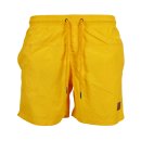 Urban Classics Block Swim Short / Boardshort - Chrome Yellow