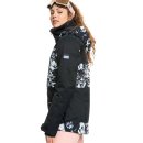 Roxy Presence Parka - Snowboard Jacke - True Black Black Flowers