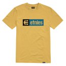 Etnies New Box S/S Tee T-Shirt - Mustard