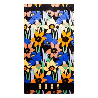 Roxy Cold Water Printed - Strandtuch - Anthracite Flower Jammin