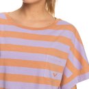 Roxy Stripy Sand T-Shirt - Cork Sunray Stripe Stripe