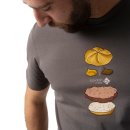 Bavarian Caps Bavarian Burger T-Shirt - Anthrazit
