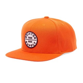 Brixton Oath III Snapback Cap - Paradise Orange/Whitecap