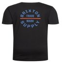 Brixton Oath V S/S Standard T-Shirt - Black/Pacific Blue