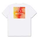 Brixton Alpha Square S/S Standard T-Shirt - White/Plam...