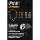 Addict Logo Helm - Matte Black