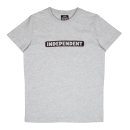 Independent Youth Bar Logo T-Shirt - Athletic Heather