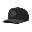 Brixton Crest C MP Snapback Cap - Black/Black/Black