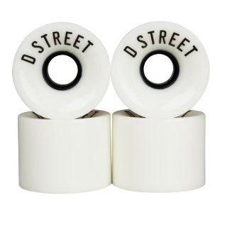 D Street Wheels 59 Cent 78A - White 59 mm