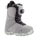 Burton Zipline BOA® Snowboard Boot Kids - Gray/Neo-Mint