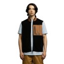 Santa Cruz Darwin Fleece Vest Jacket - Black