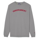 Independent Brigade Felt Crew Sweatshirt - Cement