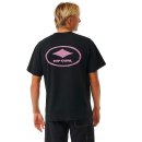 Rip Curl Quality Surf Products Oval T-Shirt  - Black