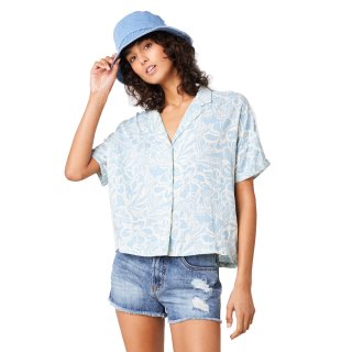 Rip Curl Sunchaser Shirt/Hemd - Blue/White