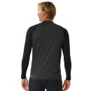 Rip Curl Shock UPF Langärmliges T-Shirt mit UV-Schutz/Lycra - Black Marle