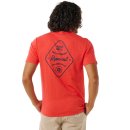 Rip Curl Aloha Hotel Drop In T-Shirt - Hibiscus Red