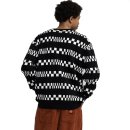 Santa Cruz Knit Crew Check Stripe Strick Sweatshirt - Check Stripe