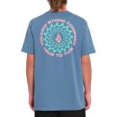 Volcom Easy Orbit SST T-Shirt - Blueberry